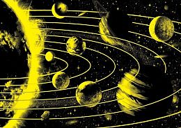 Пазл Art Puzzle 1000 деталей: Солнечная система (неон)