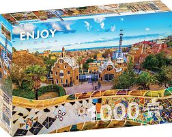 Пазл Enjoy 1000 деталей: Вид из парка Гуэля