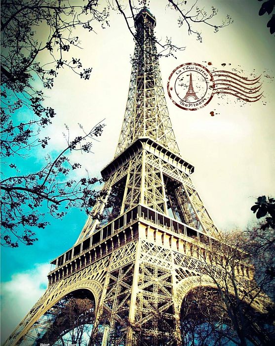 Пазл Pintoo 500 деталей: Эйфелева башня Париж