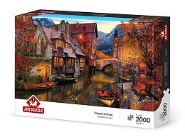 Пазл Art Puzzle 2000 деталей: Дома на канале