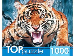 Пазл TOP Puzzle 1000 деталей: Грозный тигр