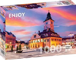 Пазл Enjoy 1000 деталей: Площадь городского Совета, Брашов