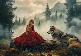 Пазл Алма ПРЕМИУМ деревянный 1000 деталей. Сказочный мир. Хранитель горных тайн