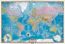 Пазл Eurographics 2000 деталей: Карта мира