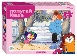 Пазл Step puzzle 60 деталей: Попугай Кеша