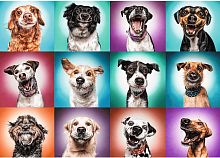 Пазл Trefl 2000 деталей: Забавные портреты собак