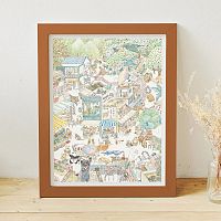 Пазл Pintoo 1200 деталей: Jhú Gong Fán Hua. Исследовать рынок!
