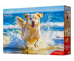 Пазл Рыжий Кот 500 деталей: Щенок на море