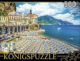 Пазл Konigspuzzle 500 деталей: Италия. Курортный город Атрани