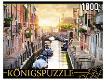 Пазл Konigspuzzle 1000 деталей: Венеция на закате