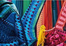 Пазл Clementoni 1500 деталей: Разноцветные ткани