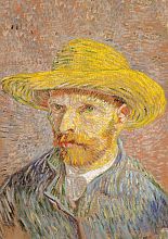 Пазл Фрея 500 деталей: Автопортрет в соломенной шляпе, Винсент ван Гог