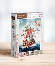 Пазл Magnolia 1000 деталей: Свободный корабль