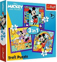 Пазл Trefl 20#36#50 деталей: Микки Маус и друзья