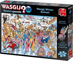 Пазл Jumbo 1000 деталей: Wasgij. Зимние игры (Mystery 22)