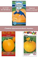 Семена крупной, большой тыквы