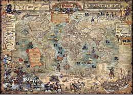 Пазл Heye 3000 деталей: Пиратская карта.