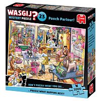 Пазл Jumbo 1000 деталей: Wasgij. Салон для собак (Mystery 23)
