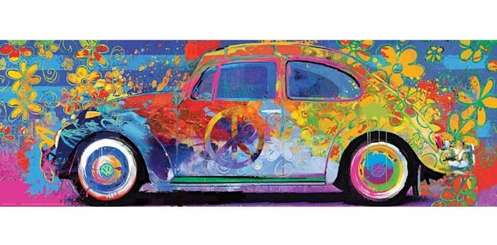 Пазл Eurographics 1000 деталей: VW Beetle - Splash Pano
