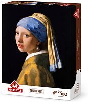 Пазл Art Puzzle 1000 деталей: Девушка с жемчужной серёжкой (Ян Вермеер)