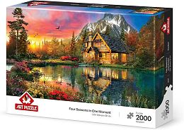 Пазл Art Puzzle 2000 деталей: Четыре сезона в один момент