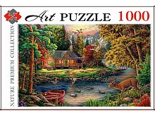 Пазл Artpuzzle 1000 деталей: Уютный домик у реки
