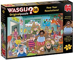Пазл Jumbo 1000 деталей: Wasgij. Новый Год - Новая Я! (Original 36)