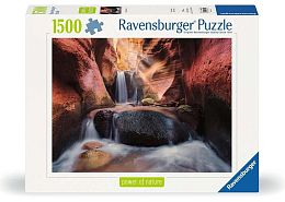 Пазл Ravensburger 1500 деталей: Power of Nature. Водопад в Красном каньоне