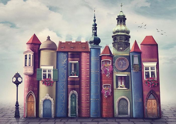 Пазл Nova 1500 деталей: Волшебные книжные дома