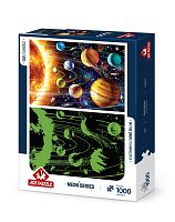 Пазл Art Puzzle 1000 деталей: Солнечная система (неон)