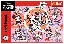 Пазл Trefl 200 деталей: Привычки Минни Маус