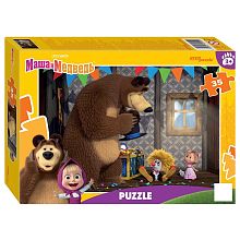 Пазл Step puzzle 35 деталей: Маша и Медведь