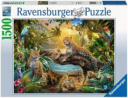 Пазл Ravensburger 1500 деталей: Саванна оживает