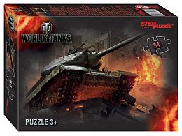 Набор 4 пазлов по 54 детали Step: World of Tanks