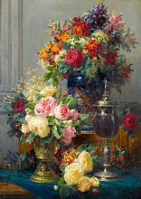 Пазл Enjoy 1000 деталей: Жан-Батист Роби. Весенние цветы с чашами