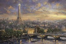 Пазл Schmidt 1000 деталей: Томас Кинкейд. Город любви Париж