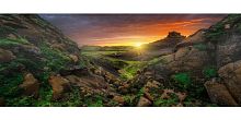 Пазл панорамный Ravensburger 1000 деталей: Солнце над Исландией