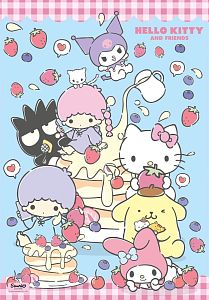 Пазл Clementoni 1000 деталей: Hello Kitty