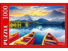 Пазл Рыжий Кот 1000 деталей: Лодки на утреннем озере