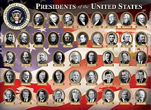 Пазл Eurographics 1000 деталей: Президенты США