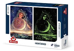 Пазл Art Puzzle 1000 деталей: Богиня Луны (неон)