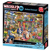 Пазл Jumbo 1000 деталей: Wasgij. Игра в кошки-мышки (Mystery 28)