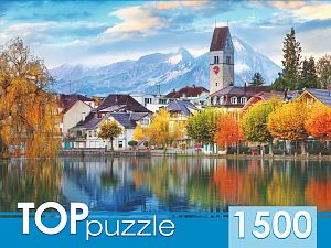Пазл TOP Puzzle 1500 деталей: Город в горах