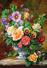 Пазл 500 Castorland: Цветы в вазе
