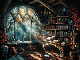 Пазл Алма мини 150 деталей. Книжный чердак