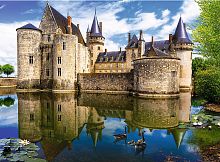 Пазл Trefl 3000 деталей: Замок в Сюли-сюр-Луар, Франция