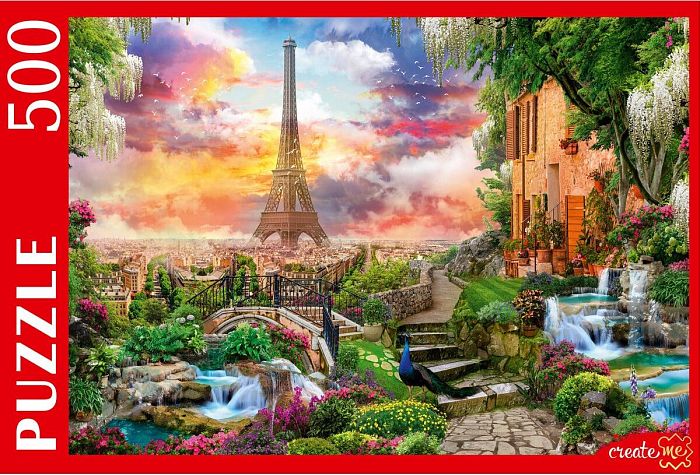 Пазл Рыжий Кот 500 деталей: Магический Париж