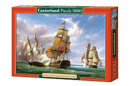 Пазл картина 3000 деталей Castorland: Морское сражение