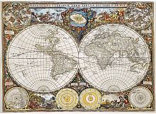 Пазл деревянный Trefl 1000 деталей: Карта Древнего Мира