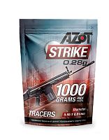 Шары для страйкбола Azot Strike Tracers, диаметр 6 мм (вес 0,28 г) трассирующие (1 кг)